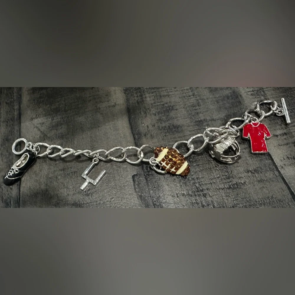 ☀️ Football-Themed Charm Bracelet